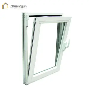 高品质upvc推拉窗隔热塑料钢门窗