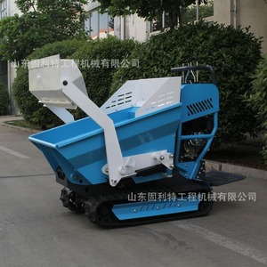 Mini-chargeuse sur chenilles, camion benne de 1 à 10 tonnes, moteur diesel, pour le transport dans les vergers et les plantations de thé - Product Image 3