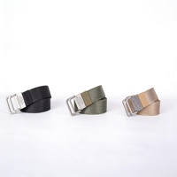 Ceinture Tactique en Sangle Tressée Multicolore Durable, de Haute Qualité, Confortable, Style Décontracté, Boucle en Alliage avec Anneau en D