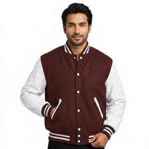 Customized Logo Printing <b>Men</b> Varsity Jackets High Quality Varsity Jacket Manufacturer Custom Wholesale Embroidery Winter Wear - Product Image 1