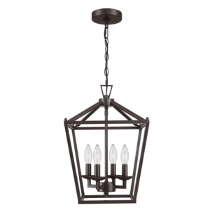 Retro Oil Rubbed Bronze Lantern Metal <strong>Plug</strong> <strong>in</strong> Farmhouse Fixtures Black LED <strong>Hanging</strong> <strong>Pendant</strong> Dining Light <strong>Lamp</strong>