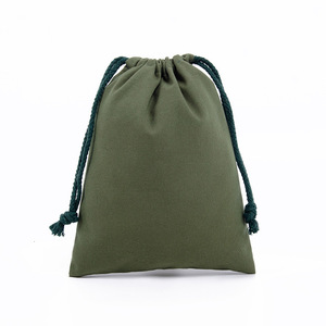 Bolsas con cordón de muselina de lona de algodón orgánico impresas con logotipo personalizado reutilizables portátiles ecológicas baratas - Product Image 3