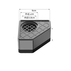 GQK GW12252 Patins de meubles en plastique durables antidérapants pour machine à laver, réfrigérateur, support de rangement, base de rehaussement - Product Image 3