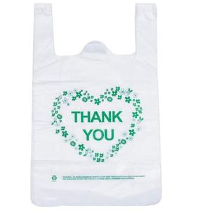 ถุงพลาสติก500เสื้อยืดสีขาว18 "x 8x30" ร้านขายของชำซูเปอร์มาร์เก็ตช้อปปิ้งขนาดใหญ่ - Product Image 5