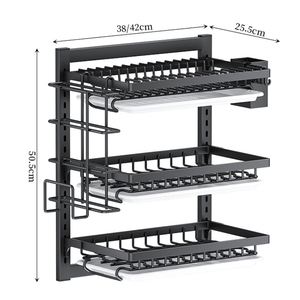Porta piatti da cucina in metallo personalizzato in acciaio, - Product Image 5