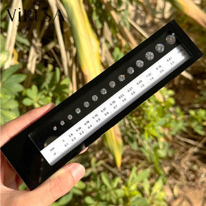 Viresaストーン サイズチャート・グレードチャート・シェイプチャート、複数サイズ・形状の5A CZ（キュービックジルコニア） ダイヤモンドセレクター ジュエリーツールキット - Product Image 4