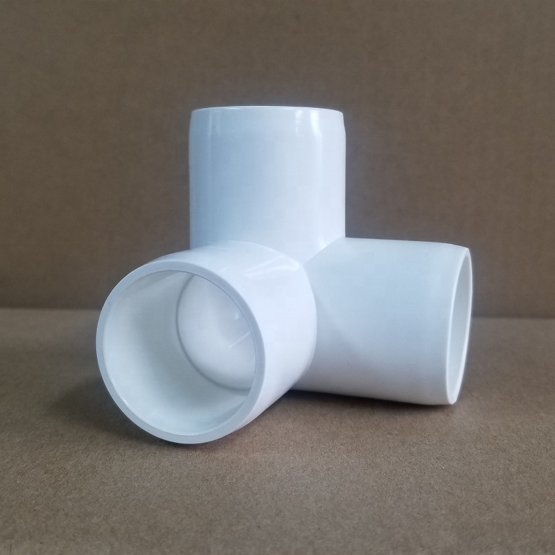 U.S. Standard inches 3 way pvc pipe fittings