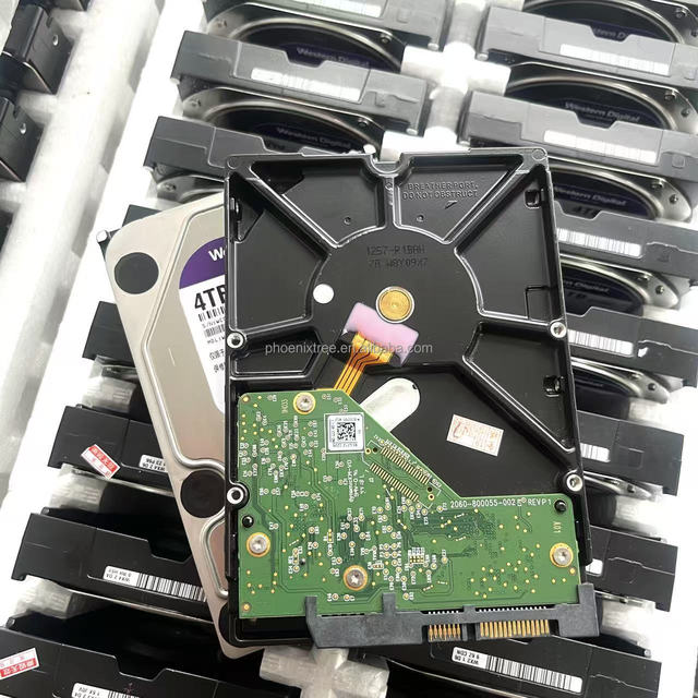 Wholesale Price  Hdd 4tb Internal 3.5inch SATA HDD Purple for DVR NVR CCTV Camera Refurbished