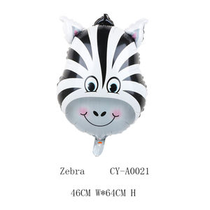 Safari Dier Hoofd Ballonnen Aap Leeuw Zebra Varken Koe Kangoeroe Folie Dier Ballon Voor Verjaardagsfeest Decoratie - Product Image 3
