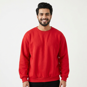 Sweat-shirt d'hiver pour homme de haute qualité en gros, 100% coton, respirant, séchage rapide, col rond, personnalisable, style vintage de rue - Product Image 1