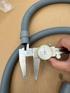 Precio barato manguera de drenaje de <span class=keywords><strong>lavadora</strong></span> de plástico 2000MM extensión de drenaje manguera de entrada de <span class=keywords><strong>lavadora</strong></span> 90 <span class=keywords><strong>CODO</strong></span> X 22MM - Product Image 3