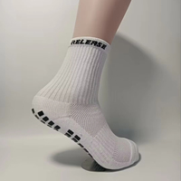 Chaussettes antidérapantes respirantes jetables en laine/nylon antibactériennes pour hommes pour le sport