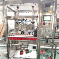 Ligne de production automatique de remplissage de vin blanc à 6 têtes, machine d'embouteillage de haute précision pour spiritueux Baijiu/Boissons alcoolisées en verre/plastique