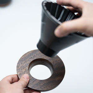 Nuevo DISEÑO DE DHPO, gotero de café de cerámica con mango de madera y tapa, cafetera - Product Image 5