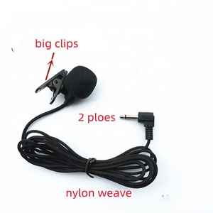 2m Mini Lavalier ve áo Tie Clip-on 3.5mm jack ngưng cổ áo Micro vành đai gói mic Hệ thống loa hướng dẫn du lịch - Product Image 6
