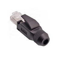 Usine en gros de qualité industrielle RJ45 étanche Crystal Head Ethernet CAT5 CAT6 câble réseau blindé connecteur en cristal