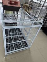 Vente Chaude Cage à poulets carrée en PVC pour coqs de combat, Maille grillagée à mailles plates, Découpe, soudure et pliage sur mesure