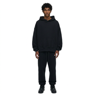 USINE pulls à capuche pour hommes sweats à capuche en coton polyester épais surdimensionnés sweats à capuche imprimés bouffants personnalisés vierges pour sweats à capuche unisexes - Product Image 1