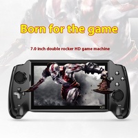 Console de jeu portable PSP avec écran IPS de 7 pouces, Wi-Fi, jeu d'arcade pour deux joueurs et style rétro nostalgique