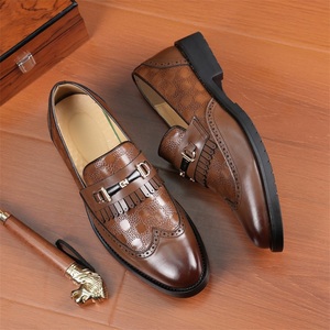 Chaussures habillées pour hommes en PU, style Oxford pointu, mocassins formels imperméables pour la marche, idéales pour l'automne, les mariages et les soirées - Product Image 5