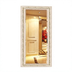 Miroir sur pied compact en or européen tendance 2026, design traditionnel/transitional, en plastique, pour la décoration intérieure - Product Image 1