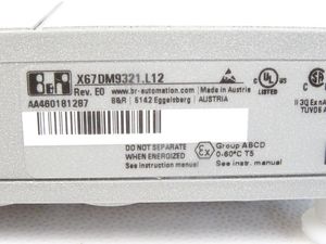 B & R X67DM9321.L12 X67DM9331รอบ E0 16ช่องทางดิจิตอล - Product Image 2