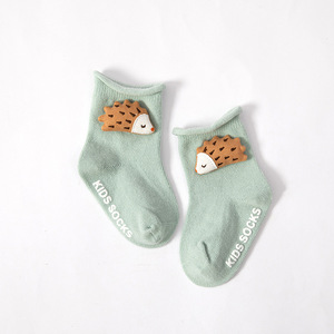 2024 bébé garçon fille chaussettes enfants dinosaure/renard nouveau-né <span class=keywords><strong>pas</strong></span> <span class=keywords><strong>cher</strong></span> trucs anti-dérapant infantile chaussettes de sol - Product Image 3