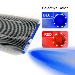 Auto Universele Led Lamp Koolstofvezel Patroon Uitlaatpijpen Auto Uitlaat Met Licht - Product Image 3