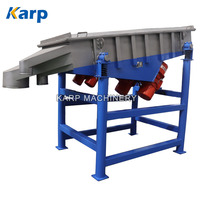 Salztabletten-Rechteckseparator SS316 Linearvibrationssieb 2-Deck-Schüttelmaschine