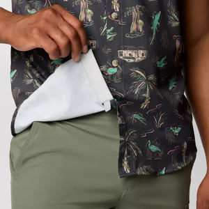 เสื้อเชิ้ตตกปลาพิมพ์ลายพรางปลา ระบายอากาศได้ดี มีที่วัดขนาดปลา ดีไซน์สวยงาม ติดกระดุม - Product Image 6