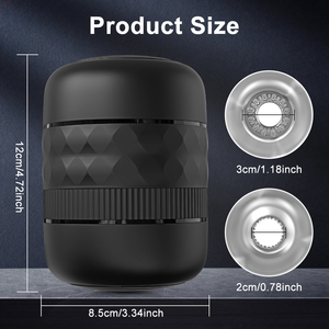 จิ๋มกระป๋องสั่นได้สำหรับผู้ชายอุปกรณ์ช่วยตัวเอง - Product Image 2
