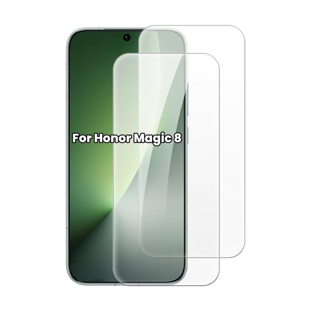 2.5D 9H High Aluminum Tempered Glass Mobile Phone Screen Protector for Honor Magic 8 Pro 5G Global Version High Transparent Film
