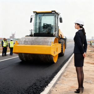 เครื่องสั่น XS163ลูกกลิ้งถนนแบบดรัมเดี่ยว16ton ใหม่ - Product Image 2