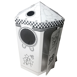 Intérieur Toddler Enfants Tipi Jouer <span class=keywords><strong>Maison</strong></span> Tour En Carton Ondulé Kids Playhouse à <span class=keywords><strong>Vendre</strong></span> - Product Image 1