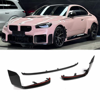 Lèvre avant en fibre de carbone sèche style MP pour BMW M2 G87, séparateur de pare-chocs avant, modifications extérieures