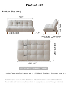 111186 Quanu Giường <span class=keywords><strong>Sofa</strong></span> Đơn Giá Rẻ Bán Chạy Chất Liệu Vải Hiện Đại <span class=keywords><strong>Sofa</strong></span> Giường Thoải Mái Có Thể Gấp Gọn <span class=keywords><strong>Sofa</strong></span> Giường Vải - Product Image 5