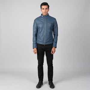 <b>Men's</b> Customized <b>Leather</b> Motorbike <b>Jacket</b> Quick Dry and Inexpensive with Canvas Fabric Wholesale Available <b>jacket</b> for <b>men</b> - Product Image 1