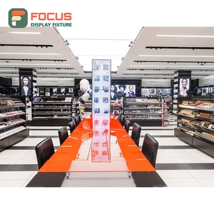 Unidad de Exhibición de Pared de Melamina de Alta Calidad para Tiendas Minoristas, Solución Integral para el Diseño de Tiendas de Cosméticos - Product Image 3