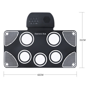 Batería Electrónica Portátil <span class=keywords><strong>Plegable</strong></span> con Altavoz, Juego de Batería de Práctica, Juguete, Venta Caliente Transfronteriza, Tamaño Pequeño - Product Image 5