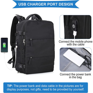 Custom <b>Large</b> Capacity <b>Laptop</b> Backpack Student School <b>Bag</b> Unisex Lightweight Travel <b>Bag</b> Zipper Closure Waterproof Canvas - Product Image 5