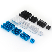 Accessoires Raspberry Pi 5, dissipateur de chaleur en alliage d'aluminium, ensemble de dissipateurs de chaleur, dispositifs de refroidissement, dissipateurs de chaleur pour le refroidissement du processeur Rpi 5