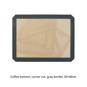 แผ่นรองอบซิลิโคนกันน้ำ เช็ดทำความสะอาดง่าย สำหรับเตรียมแป้งและนวดแป้งในครัว - Product Image 5