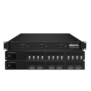 Encodeur SD 12 canaux MPEG2 MPEG4 H.264 pour système de télévision par câble, encodeur vidéo <span class=keywords><strong>AV</strong></span> SDI MPEG1 Couche II et audio AAC, sortie IP MPTS/SPTS pour CATV - Product Image 1
