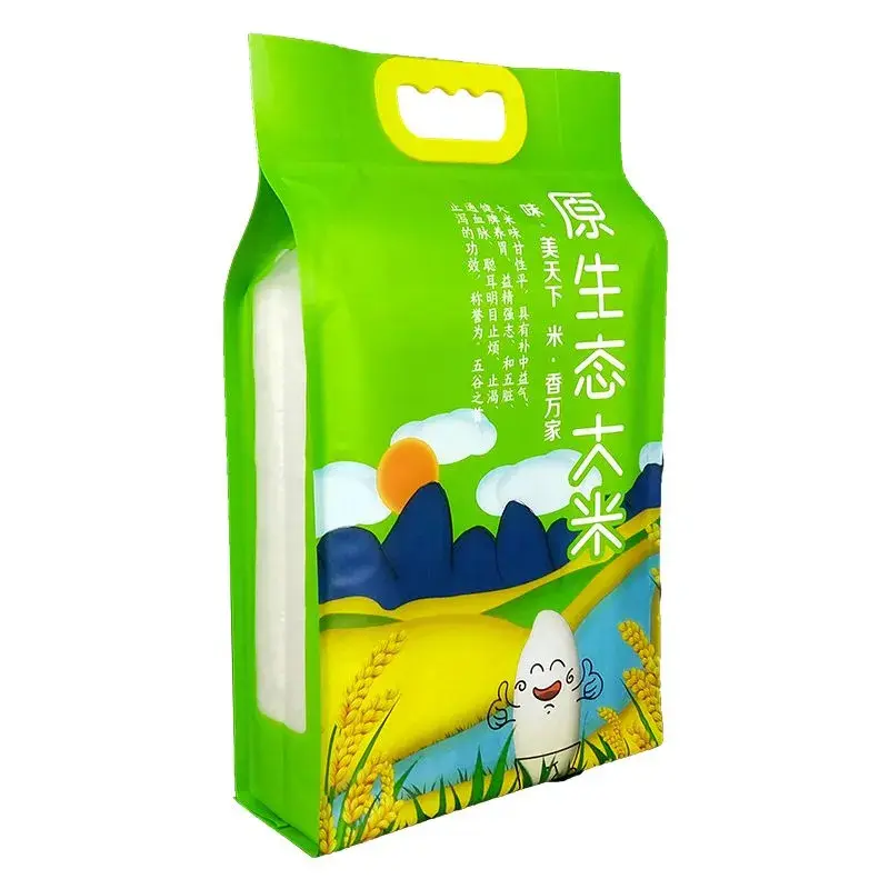 Vietnam yüksek kaliteli BOPP çanta polipropilen anti ultraviyole kayma PP dokuma çanta 20kg 25kg pirinç buğday çim tohum ambalaj için