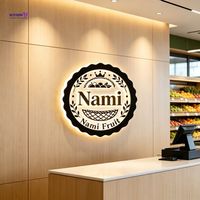 Lettres 3D en acier inoxydable personnalisées rétroéclairées par LED, halo inversé illuminé, logo mural pour entreprise, bureau, signalétique, étanche IP65, usage commercial