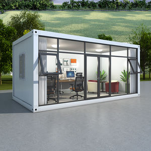 حاويات معيشة قابلة للتخصيص ومعتمدة من CE، منزل متنقل، مكتب خارجي قابل للفك، غرفة نشاط بسيطة بزجاج مقسى - Product Image 5