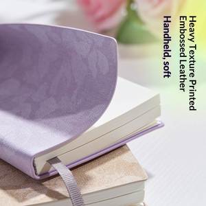 Carnets personnalisés avec logo, couverture souple en cuir PU A5A6, couverture rigide, pages lignées, points, 100 feuilles, carnet portable de haute qualité - Product Image 4