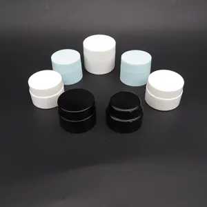 5g 10g white blue black PP material frosted cream bottle jar and jars bottle
