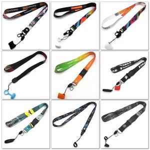 Lanières en polyester personnalisées vierges <span class=keywords><strong>pour</strong></span> sublimation avec logo sur mesure, <span class=keywords><strong>prix</strong></span> de gros, échantillon gratuit, promotionnelles - Product Image 2