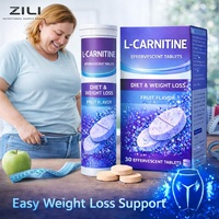 Tabletas Efervescentes de L-Carnitina, Vitaminas para Adultos, Quemagrasas, Control de Peso, Metabolismo Energético, Suplemento Dietético, Pérdida de Peso